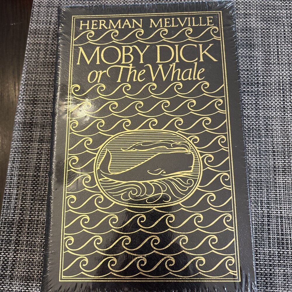 SEALED Moby Dick or The Whale By Herman Melville Easton Press Leather Collector